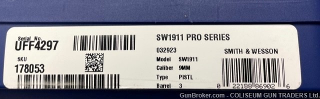 Smith & Wesson SW1911 Pro Series 9mm USED-img-7