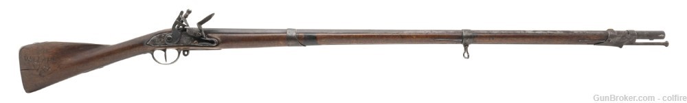 French Model 1766 Rev War Era reconverted flintlock musket .69 cal (AL6989)-img-0