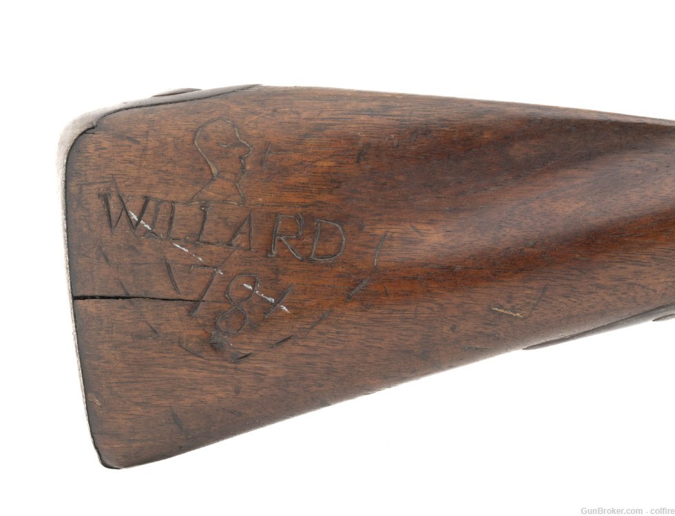 French Model 1766 Rev War Era reconverted flintlock musket .69 cal (AL6989)-img-2