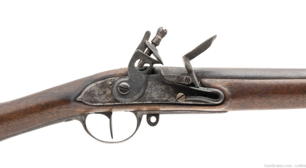 French Model 1766 Rev War Era reconverted flintlock musket .69 cal (AL6989)-img-1