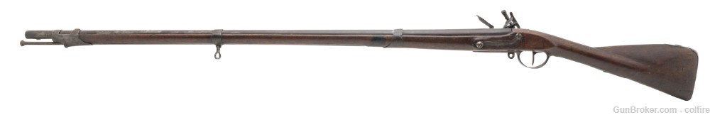 French Model 1766 Rev War Era reconverted flintlock musket .69 cal (AL6989)-img-4