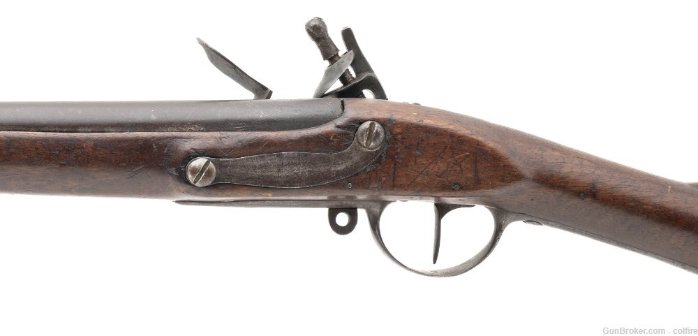 French Model 1766 Rev War Era reconverted flintlock musket .69 cal (AL6989)-img-5