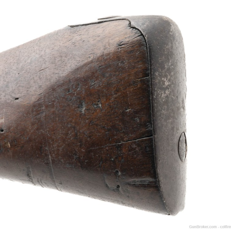 French Model 1766 Rev War Era reconverted flintlock musket .69 cal (AL6989)-img-7