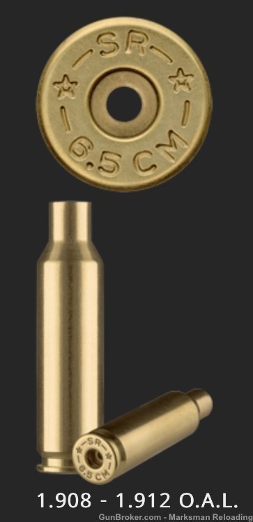 Starline 6.5 Creedmoor Small Rifle Primer Brass, 6.5 CM SRP brass-200 Count-img-2