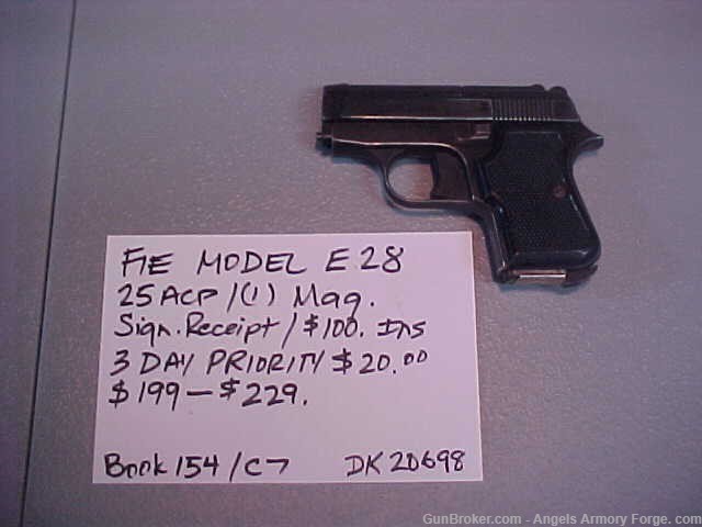 Book C7 - FIE Model E28 - 25 ACP with 1 Magazine-img-0