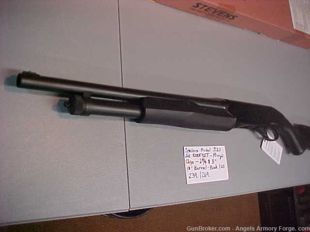 Book # 100 - Stevens Security Model 320 - New 12 Guage Pump Shotgun-img-0