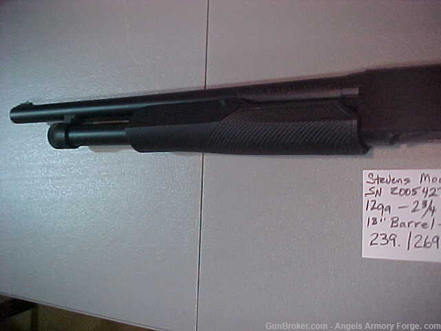 Book # 100 - Stevens Security Model 320 - New 12 Guage Pump Shotgun-img-3
