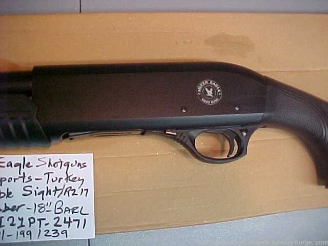 Book # 101 - Silver Eagle Pump Shotgun, Model RZ17HD, New 12 Guage-img-2