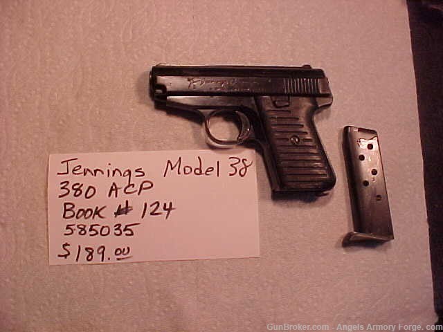 Book # 124 - Jennings Model 38 - 380 ACP-img-0