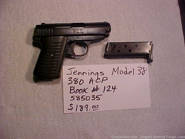 Book # 124 - Jennings Model 38 - 380 ACP-img-1