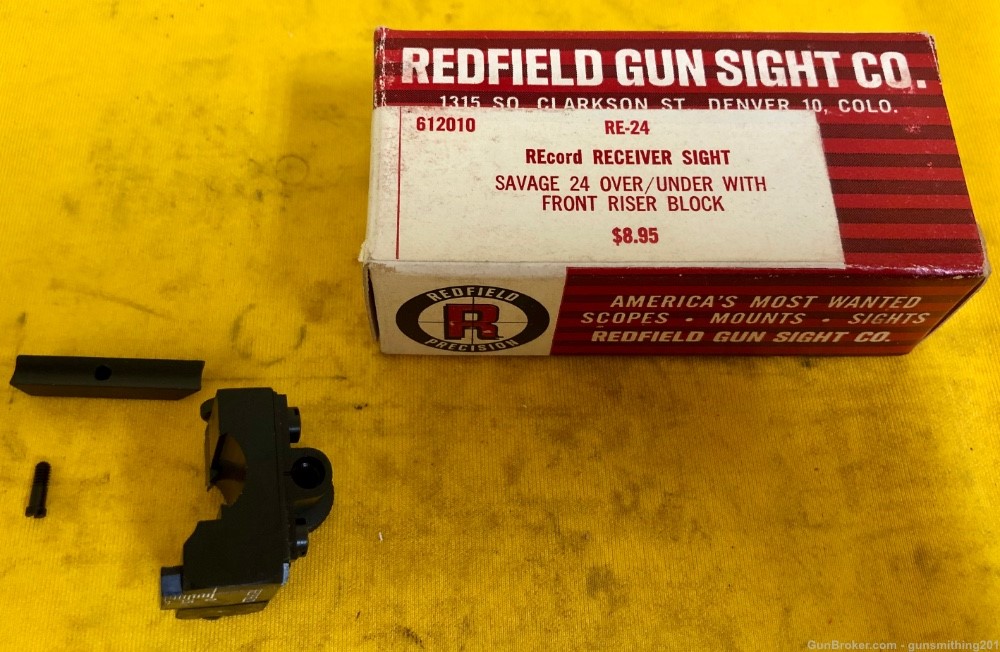 Red field Reciever Site RE-24 w/ Front Riser Block-img-2