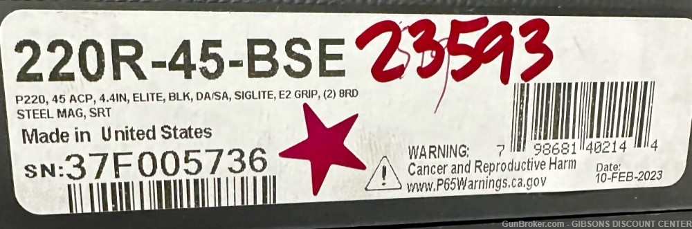 Sig P220R Elite 45ACP, 4.4" Barrel, SA/DA, 2 mags, No CC Fees, Take a shot-img-5