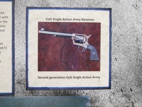 Custom "Colt SA Army" Sign Vintage Advertisement Made in the U.S.A.-img-4