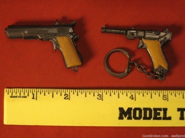1911 & Luger Miniature Vintage Pistols Toy -img-1