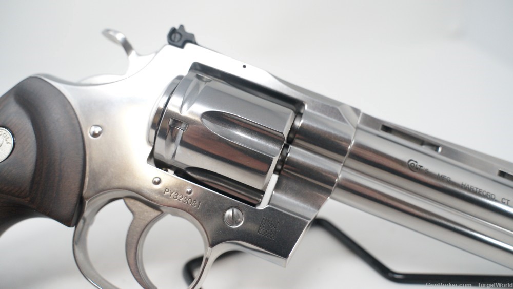 COLT PYTHON .357 MAG REVOLVER 4.25" STAINLESS 6-ROUNDS (COPYTHONSP4WTS)-img-5
