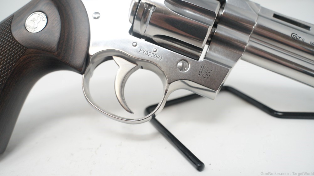 COLT PYTHON .357 MAG REVOLVER 4.25" STAINLESS 6-ROUNDS (COPYTHONSP4WTS)-img-6