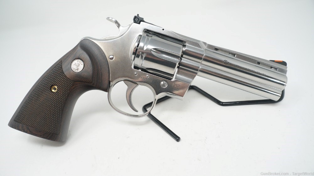 COLT PYTHON .357 MAG REVOLVER 4.25" STAINLESS 6-ROUNDS (COPYTHONSP4WTS)-img-1