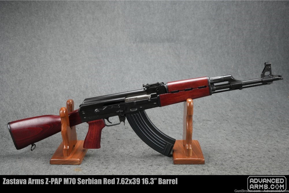 Zastava Arms Z-PAP M70 Serbian Red 7.62x39 16.3” Barrel-img-0