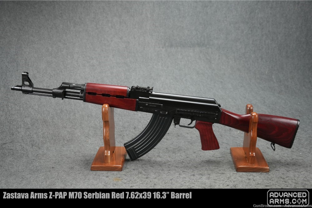 Zastava Arms Z-PAP M70 Serbian Red 7.62x39 16.3” Barrel-img-1