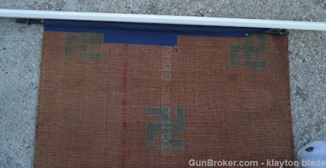 German  WWII Wool Carpet WW2 Swastika Pattern-img-7
