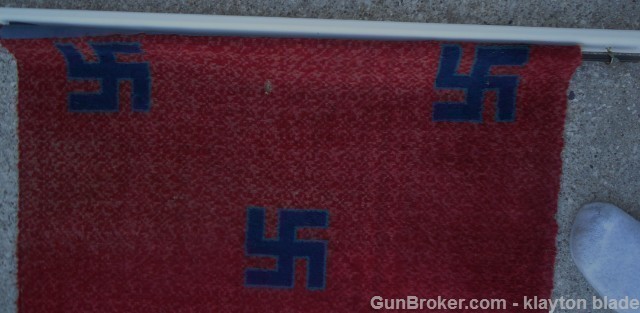 German  WWII Wool Carpet WW2 Swastika Pattern-img-5