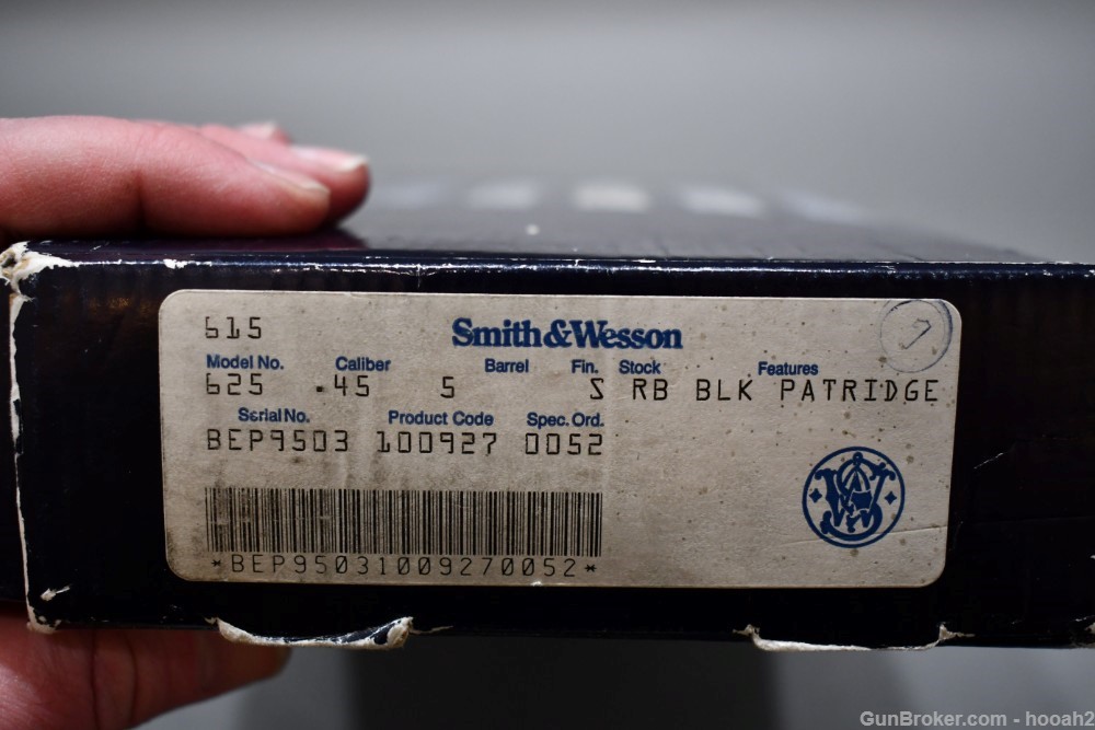 Smith & Wesson 625-3 Model Of 1989 Revolver 45 ACP W Box 1989-img-35