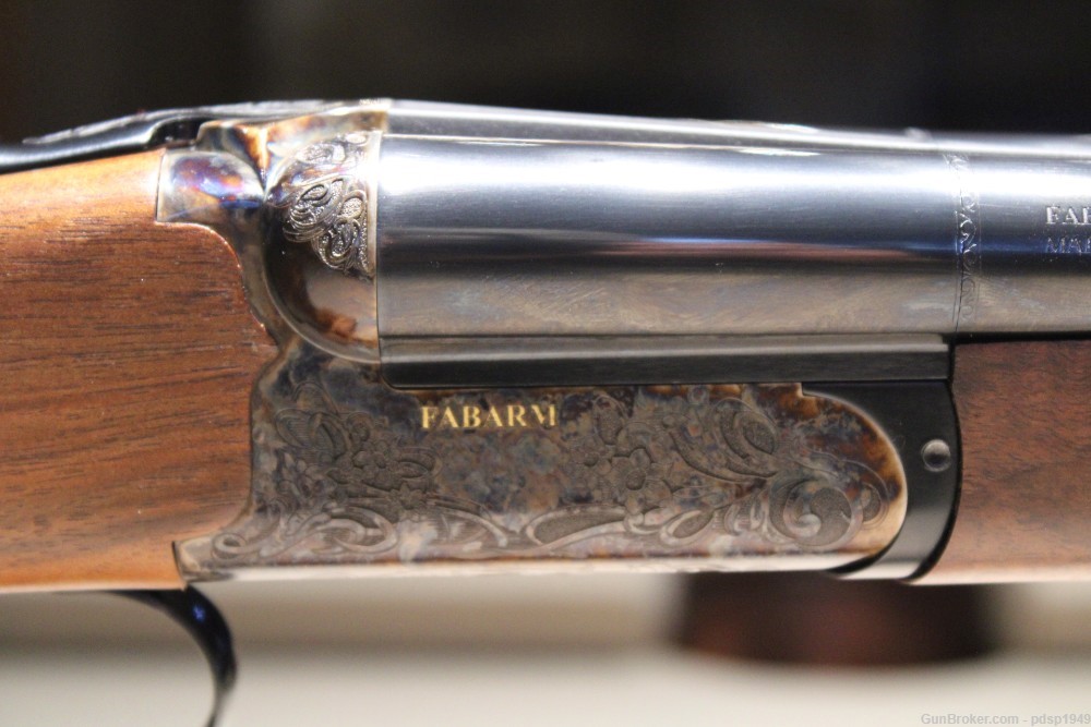 USED Fabarm Autumn SxS 20ga Shotgun 28" Bbl Nice Engravings -img-10