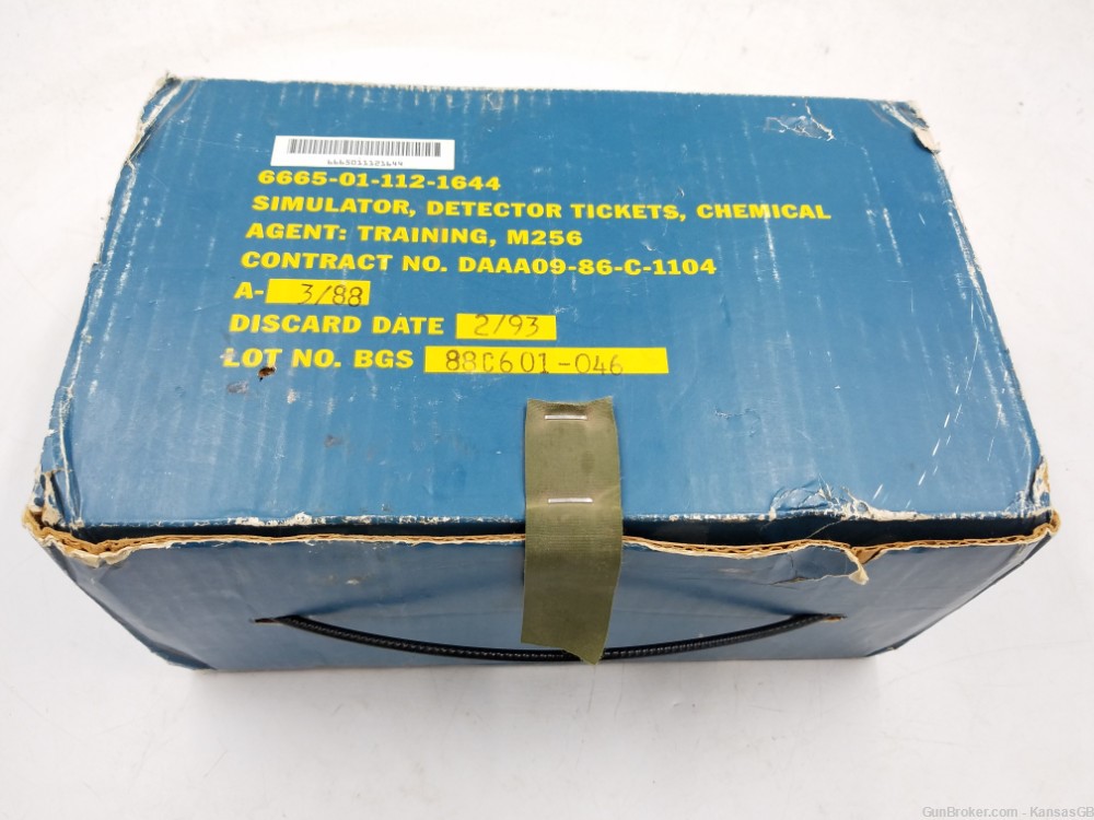 M256 Agent Training Chemical Detector Kit 1993-img-0