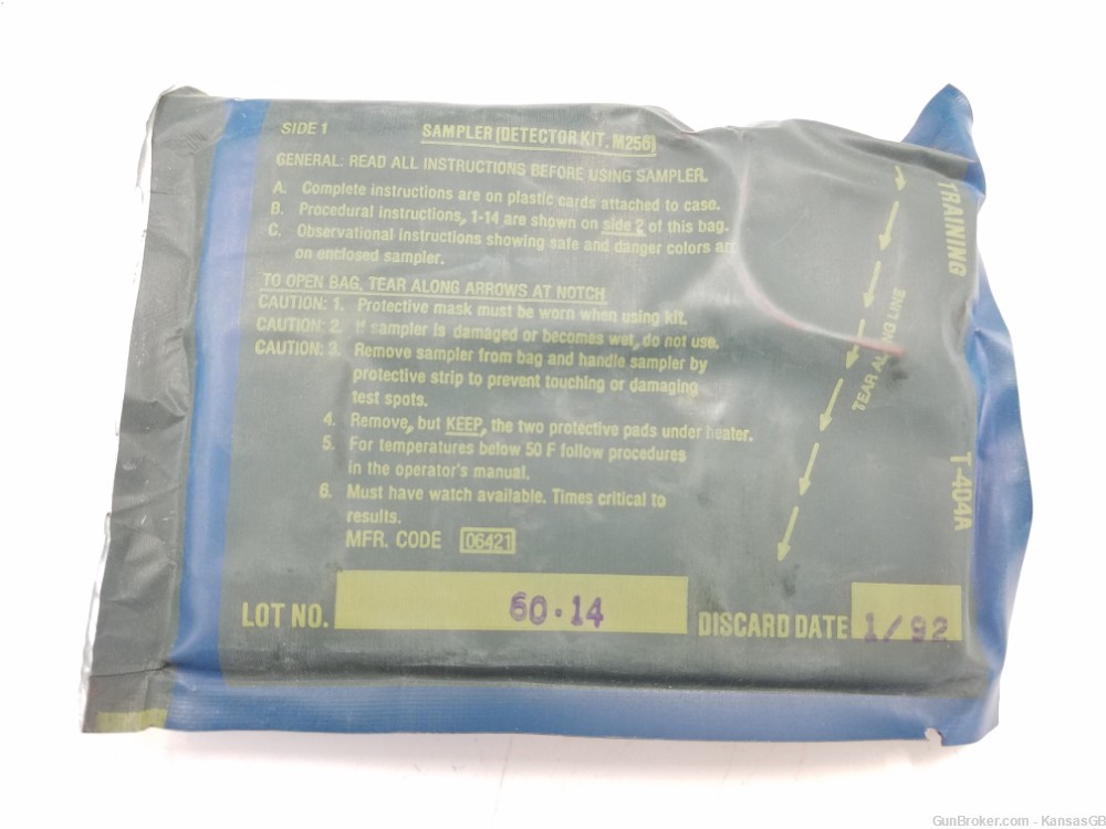 M256 Agent Training Chemical Detector Kit 1993-img-5