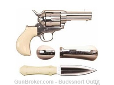 Cimarron Doc Holliday Thunderer Combo Revolver 45 LC 3.5" Barrel 6 Rounds 