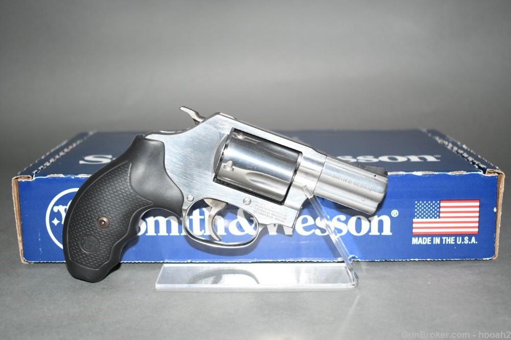 Smith & Wesson Model 60-14 Stainless 357 Mag Revolver W Box-img-0