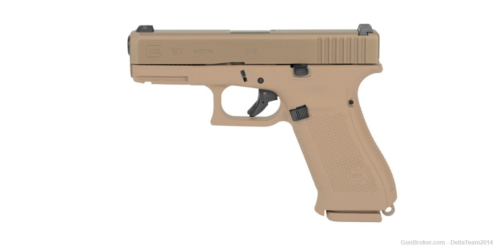 Glock G19X 9MM FDE Handgun - Includes (2) 19 Round & (1) 17 Round Magazines-img-3