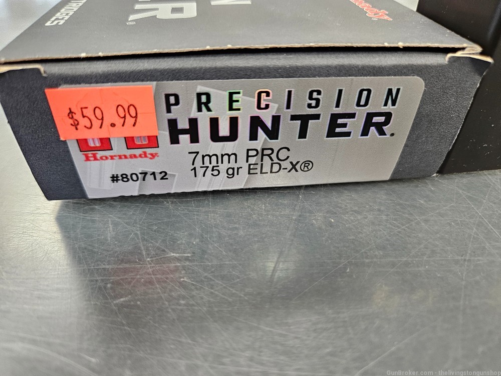 Hornady Precision Hunter ELDX 7mm PRC 175 Grain 80712 13rd 13 Rounds-img-0