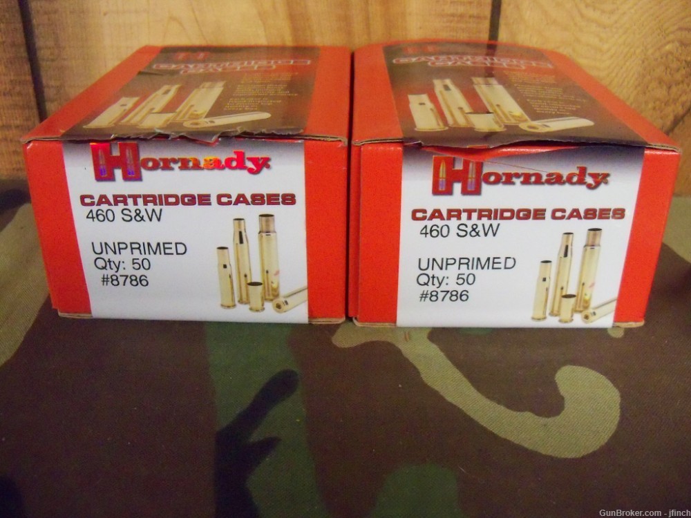 Hornady 460 S&W Brass 2 Boxes Of 50-img-1