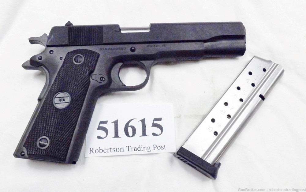 Armscor 9mm Rock Island 1911A1 CA MA OK Colt 1911 Government type 51615-img-21