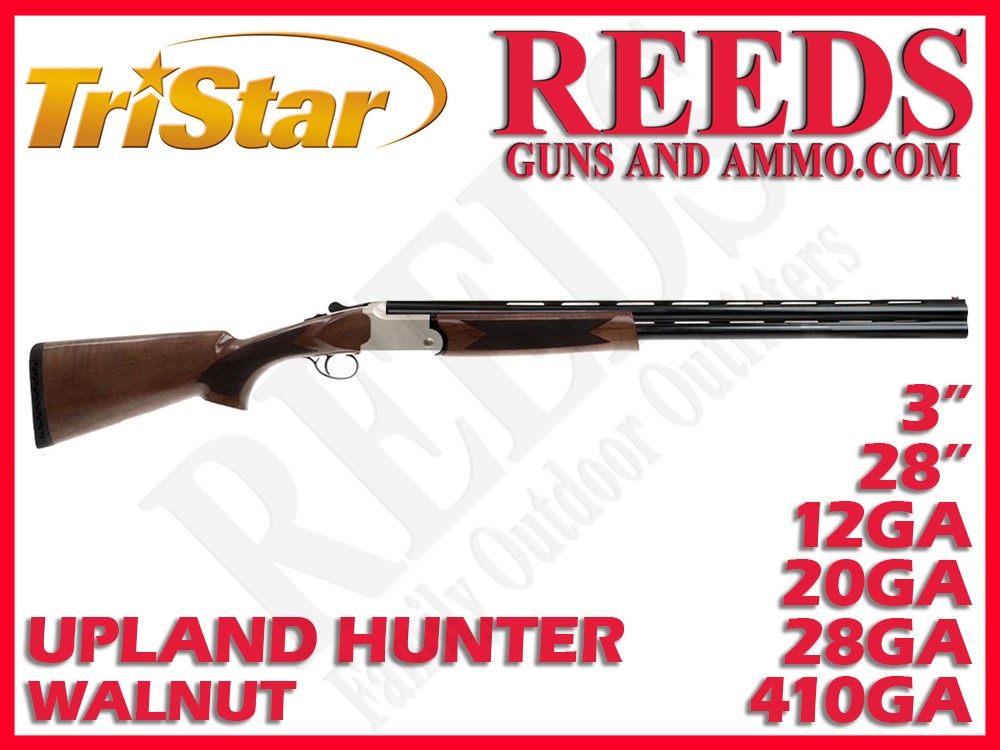 Tristar Upland Hunter Walnut 12 & 20 & 28 & 410 Ga 3in 28in 4 Gun Package-img-0