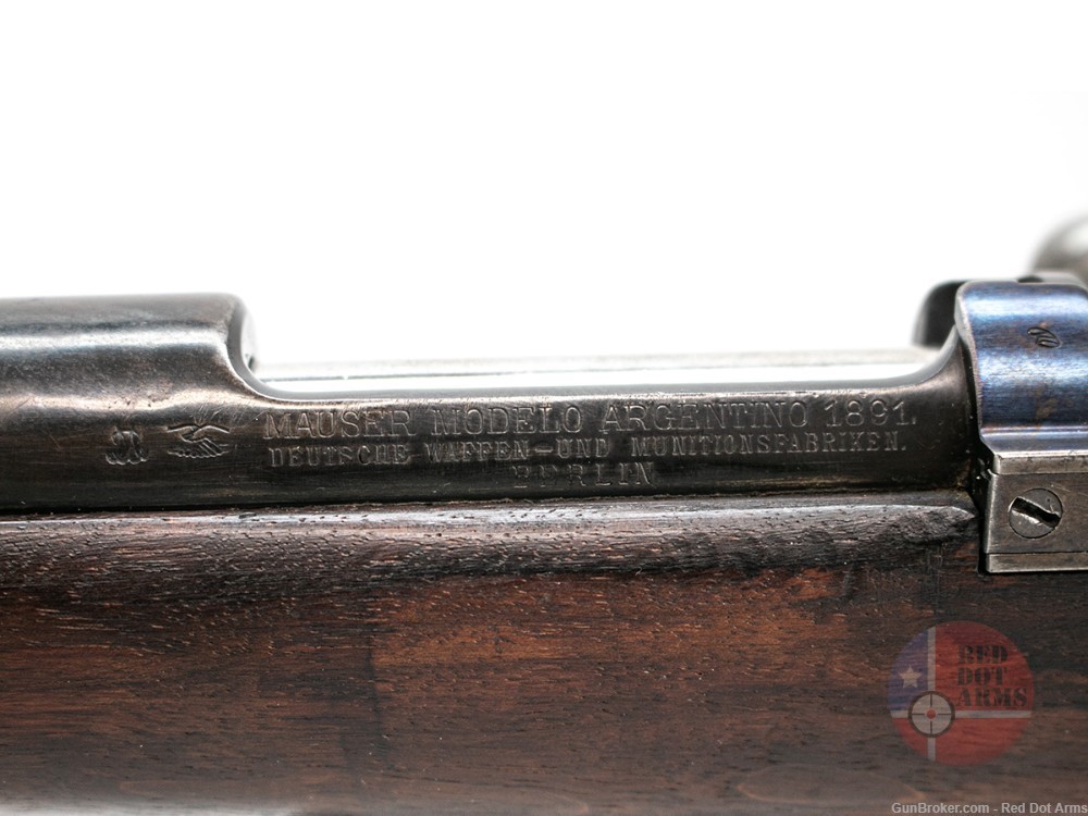 Mauser, Modelo Argentino 1891, 7.65 Mauser, 30" Blued-img-4