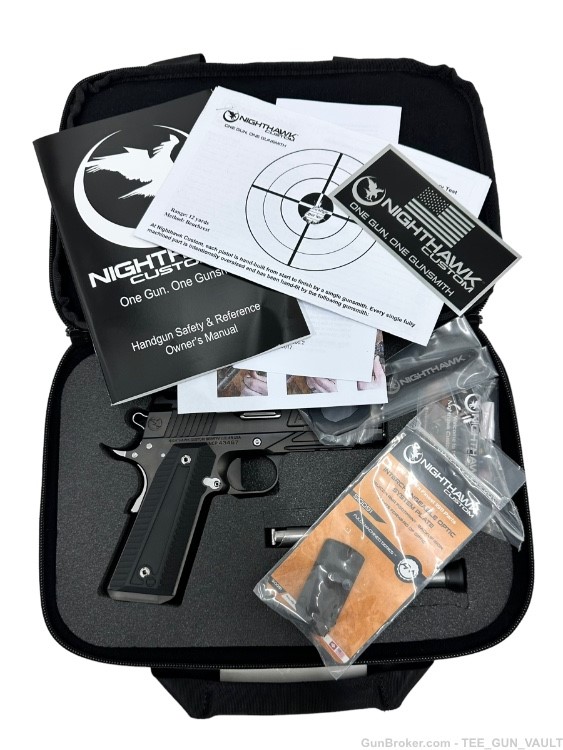 NIGHTHAWK CUSTOM 1911 AGENT 2 COMMANDER .45ACP RECON WITH POLISHED ACCENTS -img-2