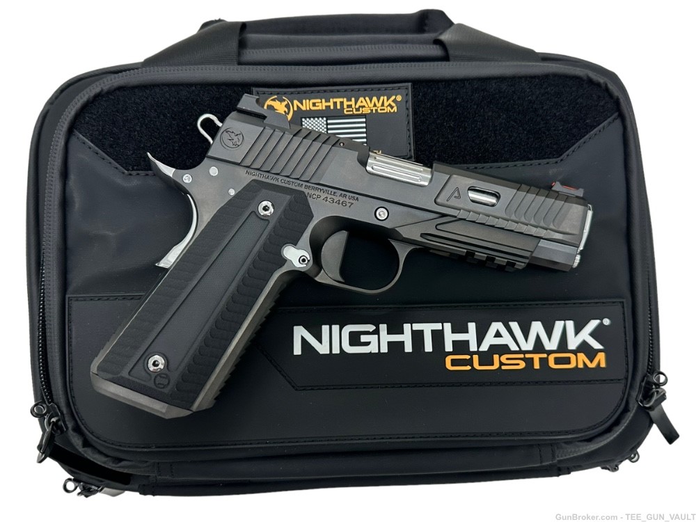 NIGHTHAWK CUSTOM 1911 AGENT 2 COMMANDER .45ACP RECON WITH POLISHED ACCENTS -img-5