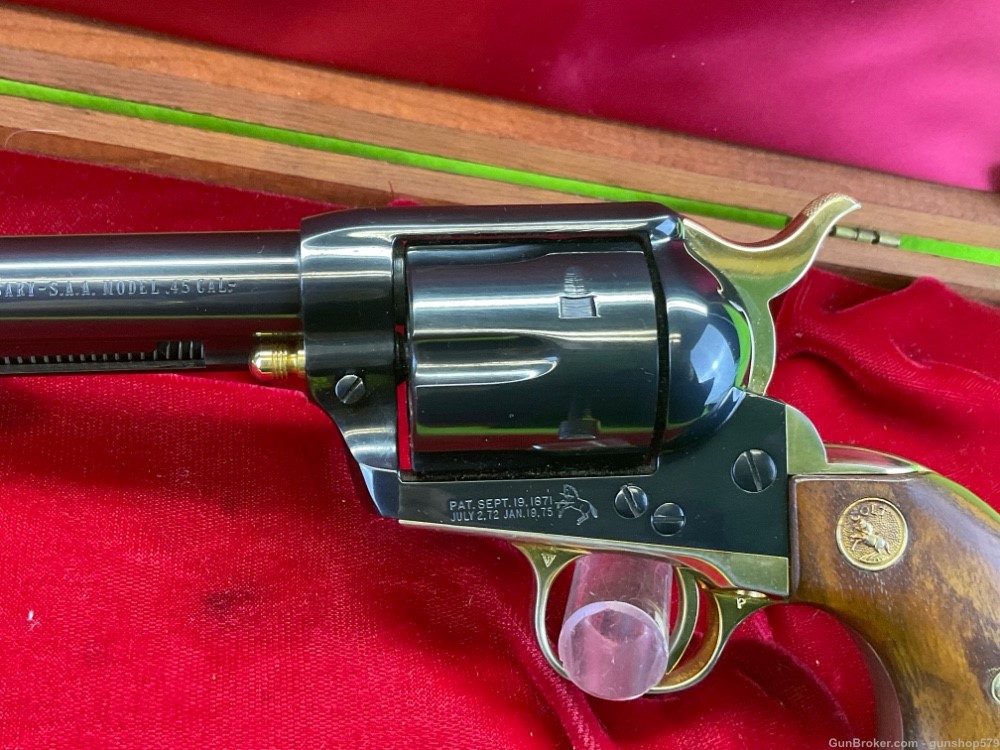 COLT COLLECTOR 1873 SAA SINGLE ACTION ARMY 45 LC UNFIRED 125TH ANNIVERSARY -img-1