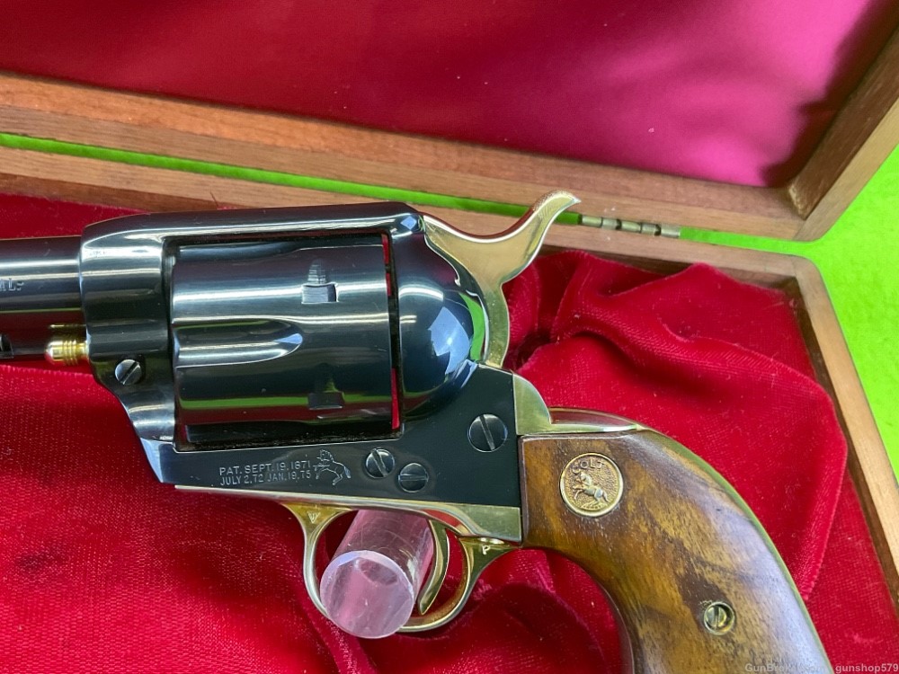 COLT COLLECTOR 1873 SAA SINGLE ACTION ARMY 45 LC UNFIRED 125TH ANNIVERSARY -img-2