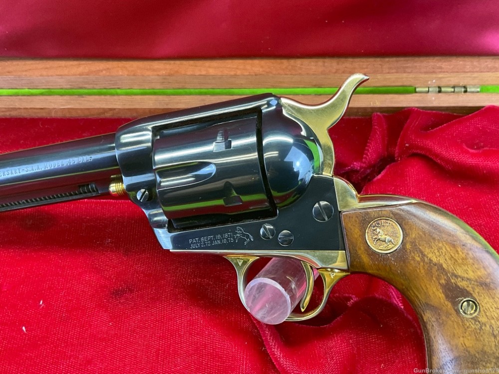 COLT COLLECTOR 1873 SAA SINGLE ACTION ARMY 45 LC UNFIRED 125TH ANNIVERSARY -img-4