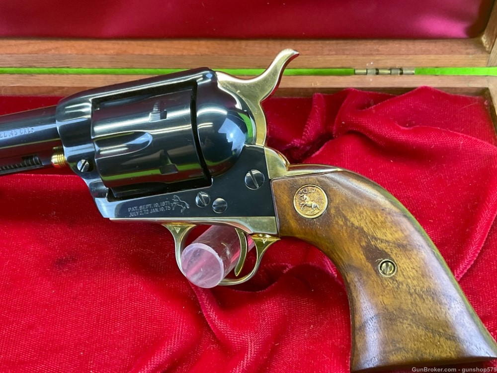 COLT COLLECTOR 1873 SAA SINGLE ACTION ARMY 45 LC UNFIRED 125TH ANNIVERSARY -img-3