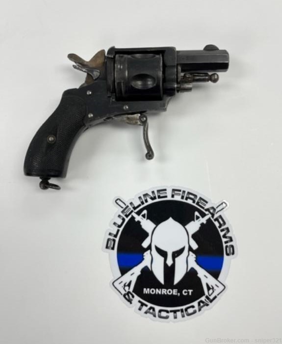 J. Pire Belgian Revolver .32 Cal, Folding Trigger-img-0