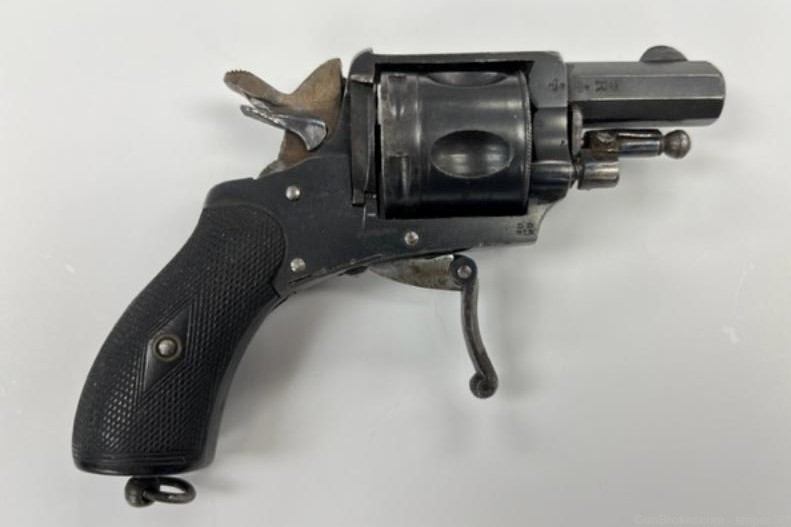 J. Pire Belgian Revolver .32 Cal, Folding Trigger-img-1