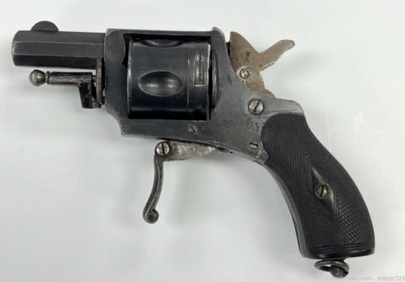 J. Pire Belgian Revolver .32 Cal, Folding Trigger-img-3
