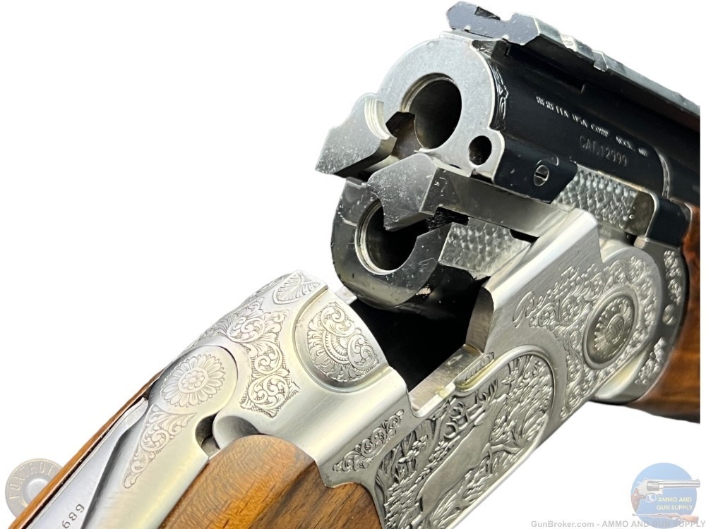 BERETTA 689 SILVER SABLE II - 9.3X74R - DOUBLE TRIGGER -GAME SCENE ENGRAVED-img-18