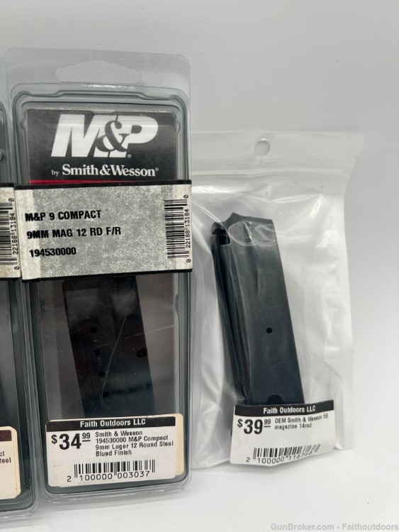Smith & Wesson 6 Mag's M&P9, SD9, 40 Shield, and Smith 59 magazine-img-3