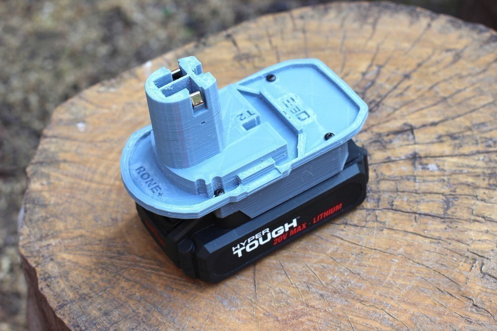 DIY Adapter for Hyper Tough 20V Max Battery to Ryobi ONE+ 18V Power Tool-img-8
