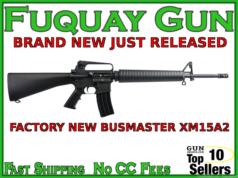 Bushmaster XM15A2 5.56 NATO 20" Fixed Carry Handle XM15-A2-img-0